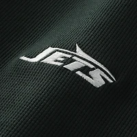 Men's Dunbrooke  Green New York Jets Cavalier Waffle Long Sleeve T-Shirt