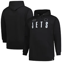 Men's Fanatics Black New York Jets Big & Tall Chip Shot Hoodie