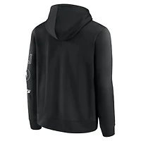 Men's Fanatics  Black New York Jets Big & Tall Fleece Pullover Hoodie