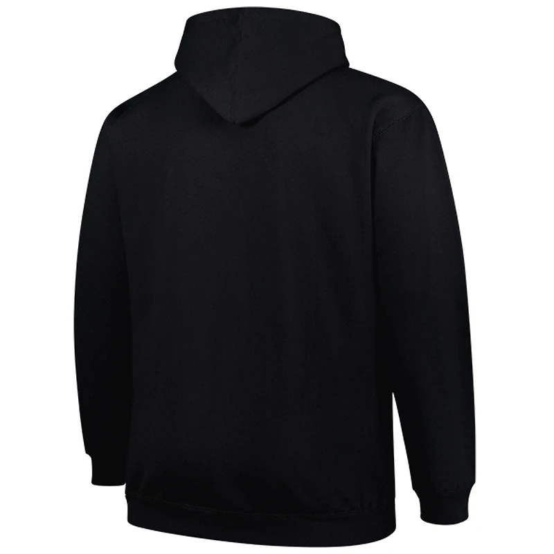 Sweat à capuche noir Fanatics New York Jets Big & Tall Pop pour hommes