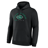 Men's Fanatics Black New York Jets Delay of Game Legacy Pullover Hoodie