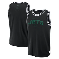 Débardeur noir Fanatics pour homme, maillot New York Jets Elements Future Ground