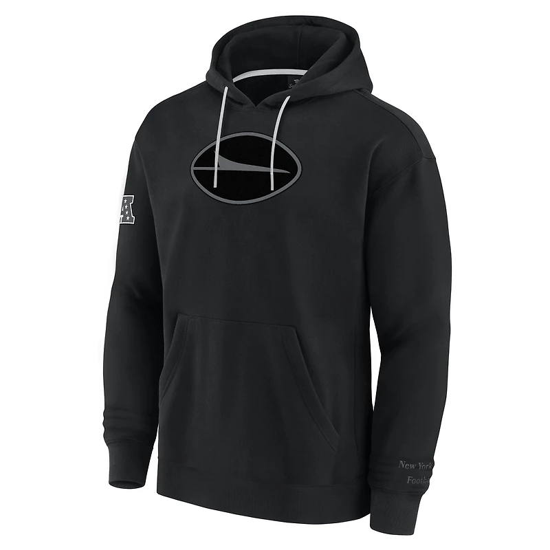 Men's Fanatics Black New York Jets Elements Pace Pullover Hoodie