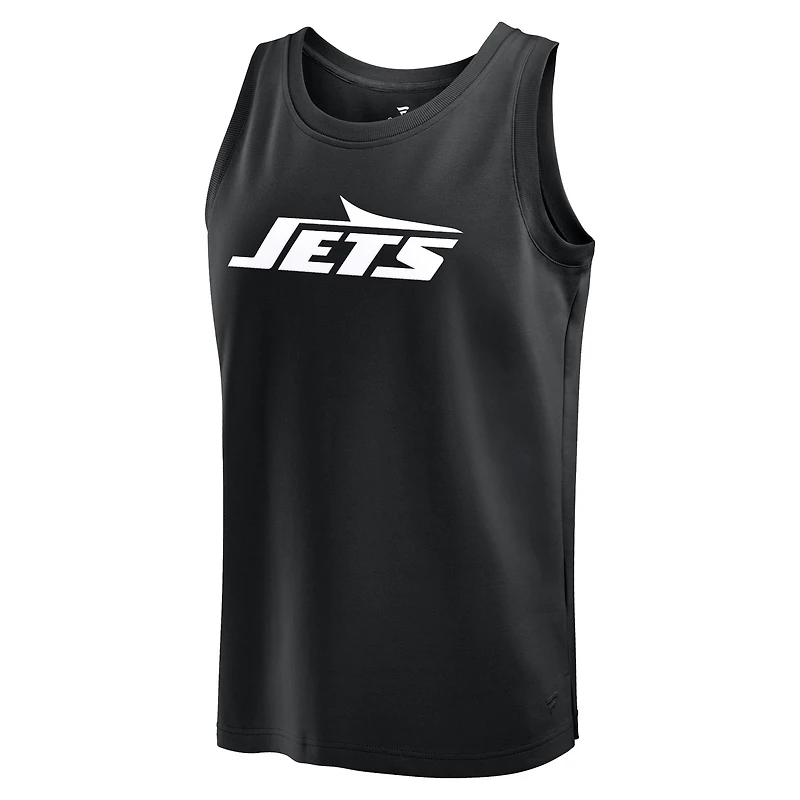 Men's Fanatics Black New York Jets Elements Tank Top