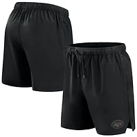 Short Fanatics noir pour homme, micro ton sur ton, le bureau des New York Jets
