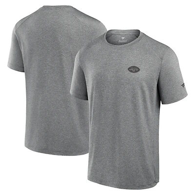 T-shirt technique noir New York Jets Front Office Fanatics pour hommes