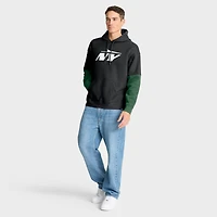 Men's Fanatics Black New York Jets Helmet Alt Pullover Hoodie