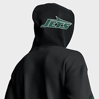Sweat à capuche noir Fanatics pour homme avec logo des New York Jets