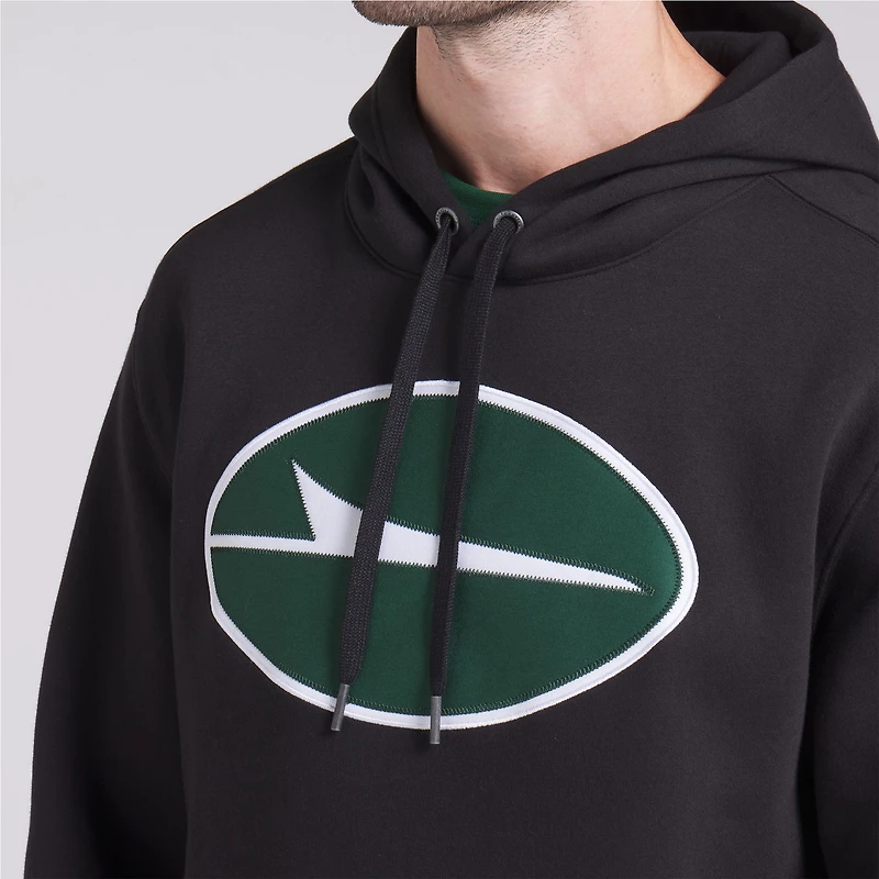 Men's Fanatics  Black New York Jets Legacy Fleece Pullover Hoodie