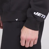 Men's Fanatics  Black New York Jets Legacy Fleece Pullover Hoodie