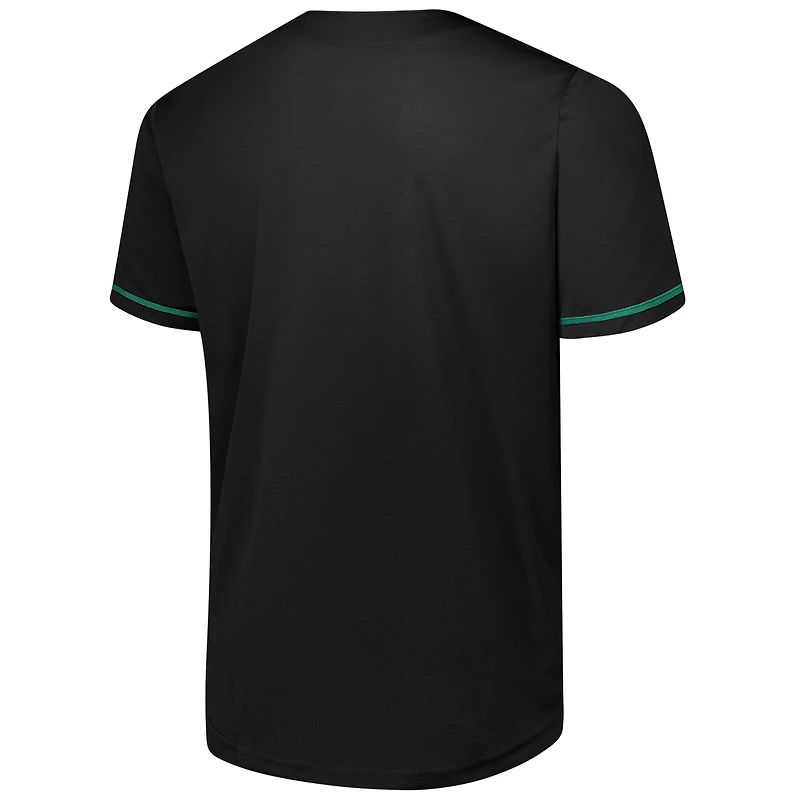 Men's Fanatics  Black New York Jets Pop Full-Button Jersey