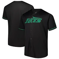 Maillot à boutons complets Pop New York Jets noir Fanatics pour homme