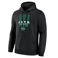 Sweat à capuche noir Fanatics pour homme des New York Jets Right Tackle Legacy