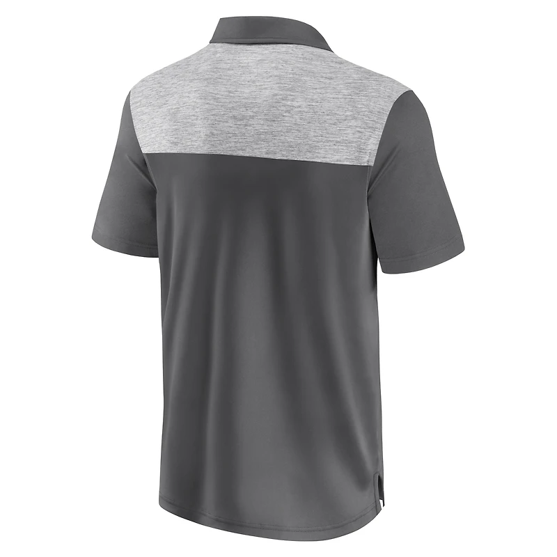 Men's Fanatics Gray New York Jets Long Shot Polo