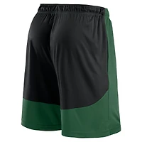 Short de lancement Fanatics vert/noir pour homme des New York Jets