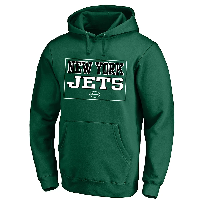 Sweat à capuche polaire vert Fanatics New York Jets pour hommes, grande taille