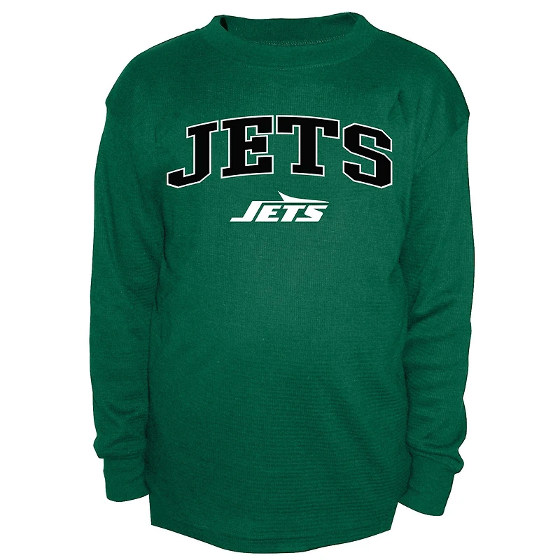 T-shirt thermique à manches longues pour hommes Fanatics Green New York Jets Big & Tall