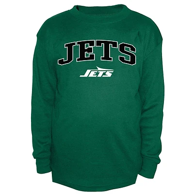 Men's Fanatics Green New York Jets Big & Tall Thermal Long Sleeve T-Shirt