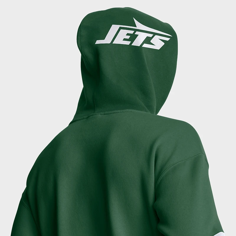 Men's Fanatics Green New York Jets Helmet Pullover Hoodie
