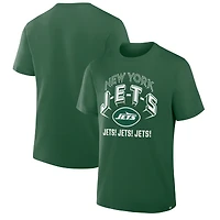 T-shirt vert fanatique pour homme des New York Jets, ville natale locale