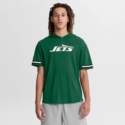 Men's Fanatics Green New York Jets Optimal Play Short Sleeve Hooded T-Shirt