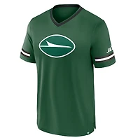 Men's Fanatics Green New York Jets Stripe Stacking T-Shirt