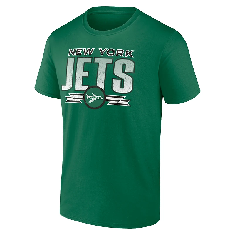 T-shirt Fanatics Kelly Green pour homme avec dégradé des New York Jets