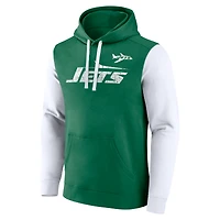 Sweat à capuche en polaire Fanatics Kelly Green New York Jets pour hommes