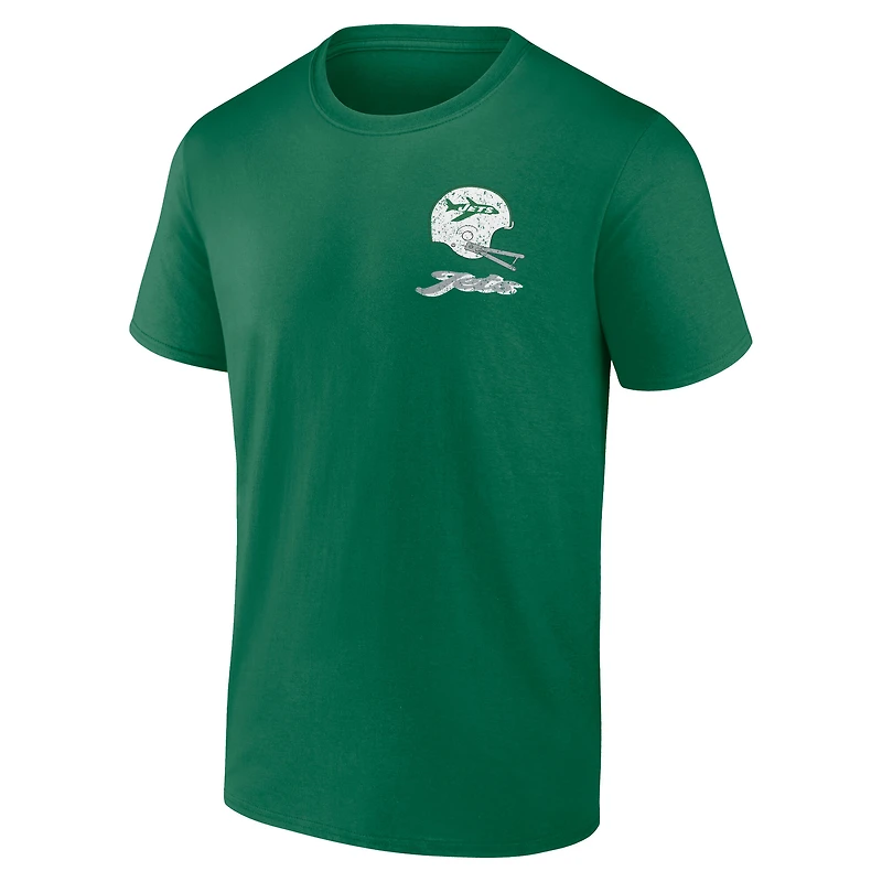 T-shirt Fanatics Kelly Green pour homme des New York Jets Never Over