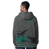 Men's G-III Sports by Carl Banks Green/Charcoal New York Jets Dual Threat Reversable Full-Zip Hooded Jacket