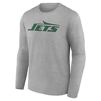 Men's New York Jets Team Authentic Personalized Name & Number Long Sleeve T-Shirt