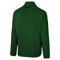Men's Green New York Jets Grind Iron Quarter-Zip Top