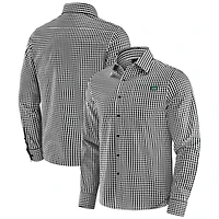Men's J. Palmer Black New York Jets Dual Threat Long Sleeve Button-Up Shirt