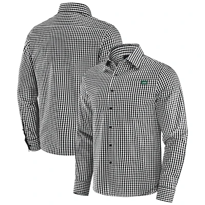 Men's J. Palmer Black New York Jets Dual Threat Long Sleeve Button-Up Shirt