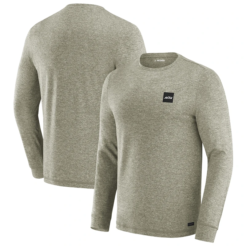 Men's J. Palmer Green New York Jets Four Down Long Sleeve T-Shirt