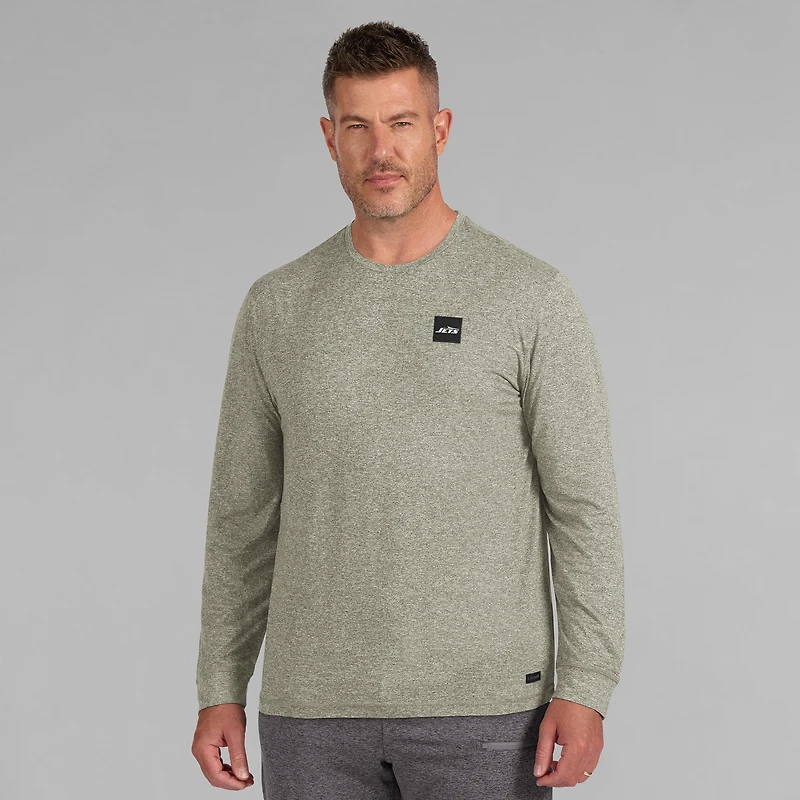 Men's J. Palmer Green New York Jets Four Down Long Sleeve T-Shirt