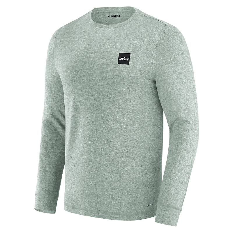 Men's J. Palmer Green New York Jets Four Down Long Sleeve T-Shirt