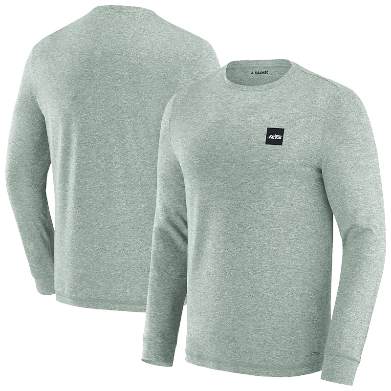 Men's J. Palmer Green New York Jets Four Down Long Sleeve T-Shirt