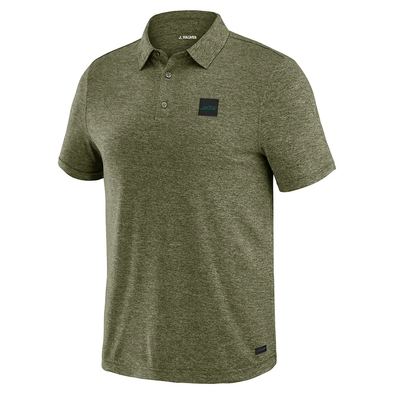 Polo J. Palmer vert à quatre points pour homme des New York Jets
