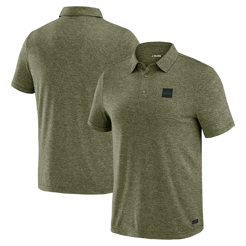 Polo J. Palmer vert à quatre points pour homme des New York Jets