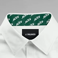 Men's J. Palmer White New York Jets Man-In-Motion Long Sleeve Button-Up Dress Shirt