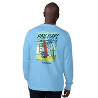 Men's Margaritaville  Blue New York Jets Hail Mary Long Sleeve T-Shirt