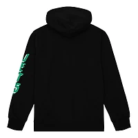 Men's Mitchell & Ness Black New York Jets Gridiron Classics Big Face 7.0 Pullover Hoodie