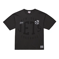 Men's Mitchell & Ness Black New York Jets London Downtown Collection Premium T-Shirt