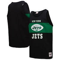 Débardeur rétro colorblock noir Mitchell & Ness pour homme