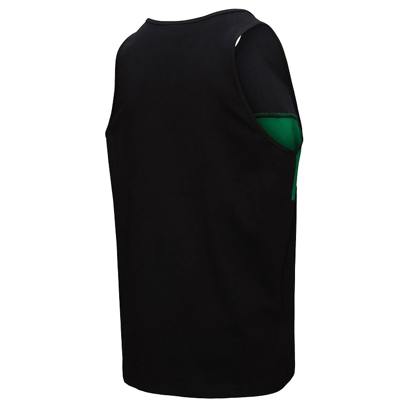 Débardeur rétro colorblock noir Mitchell & Ness pour homme