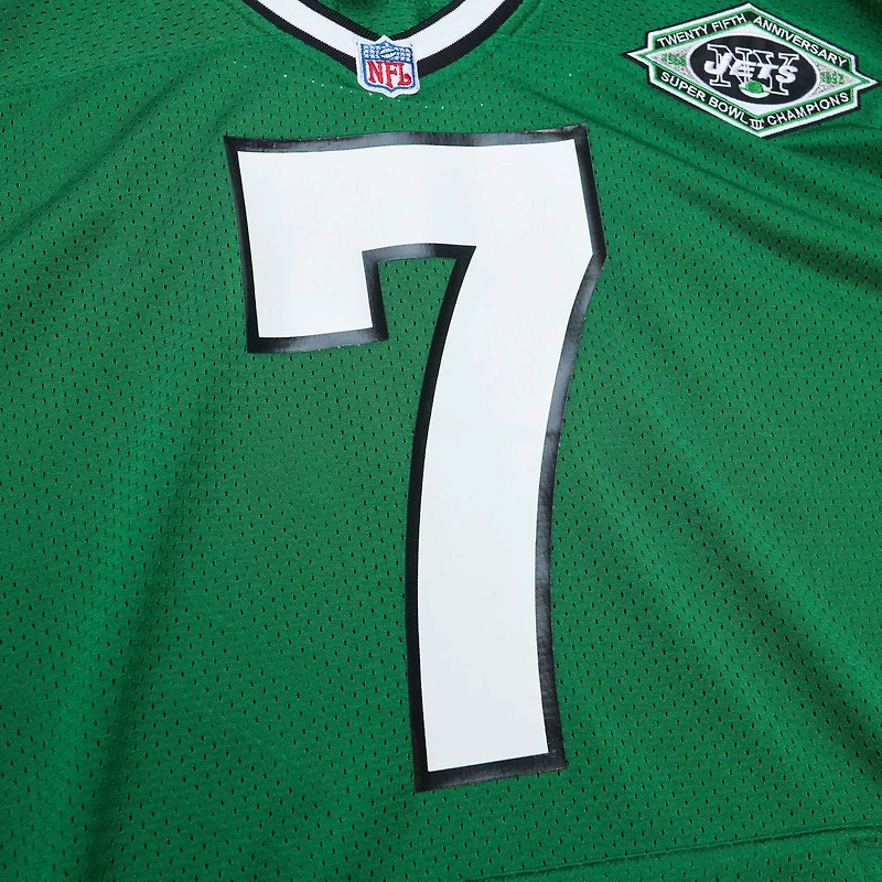 Mitchell & Ness Boomer Esiason Kelly Green New York Jets 1993 Maillot de poche authentique pour joueur retraité hommes