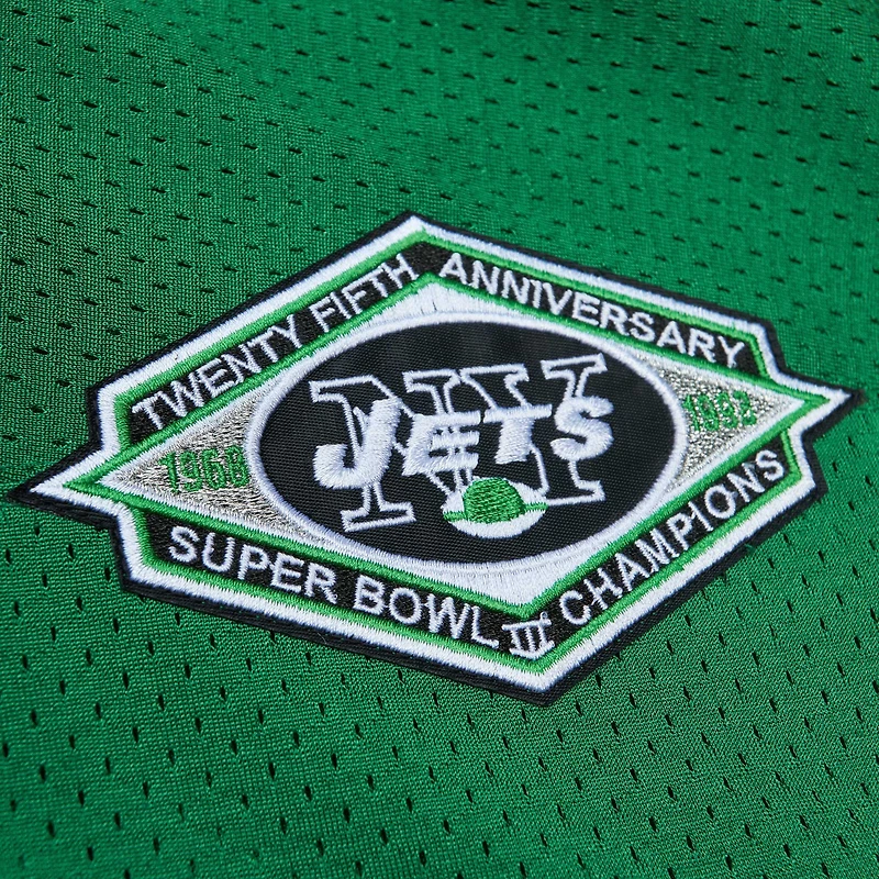 Mitchell & Ness Boomer Esiason Kelly Green New York Jets 1993 Maillot de poche authentique pour joueur retraité hommes
