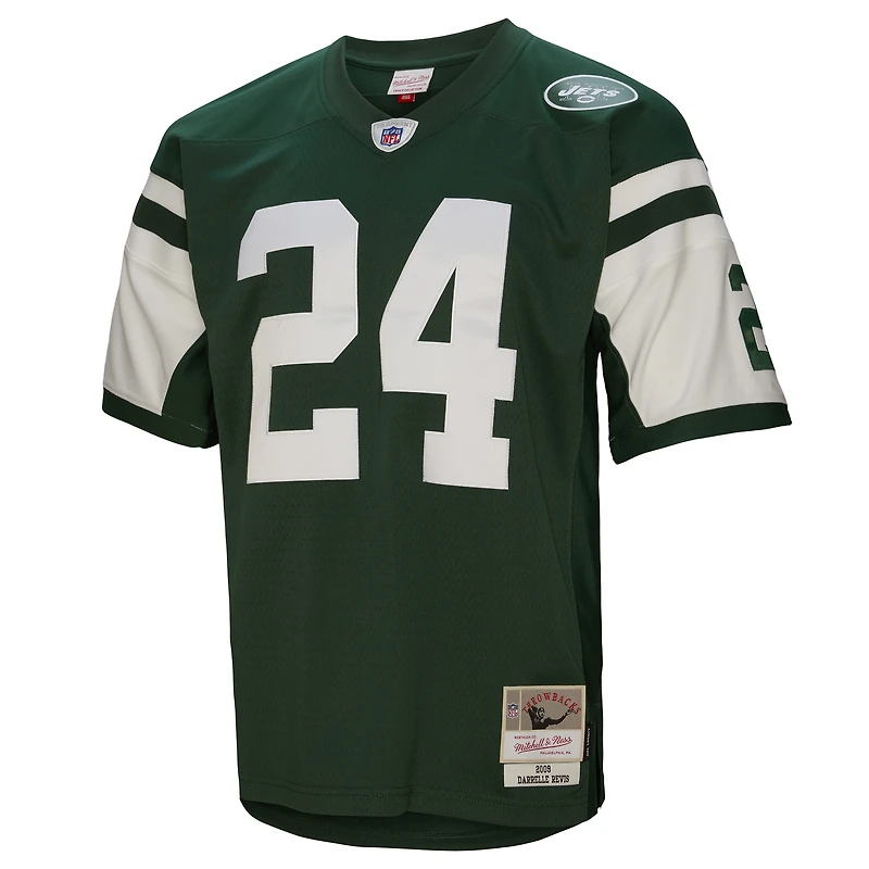 Men's Mitchell & Ness Darrelle Revis Green New York Jets Legacy Replica Jersey