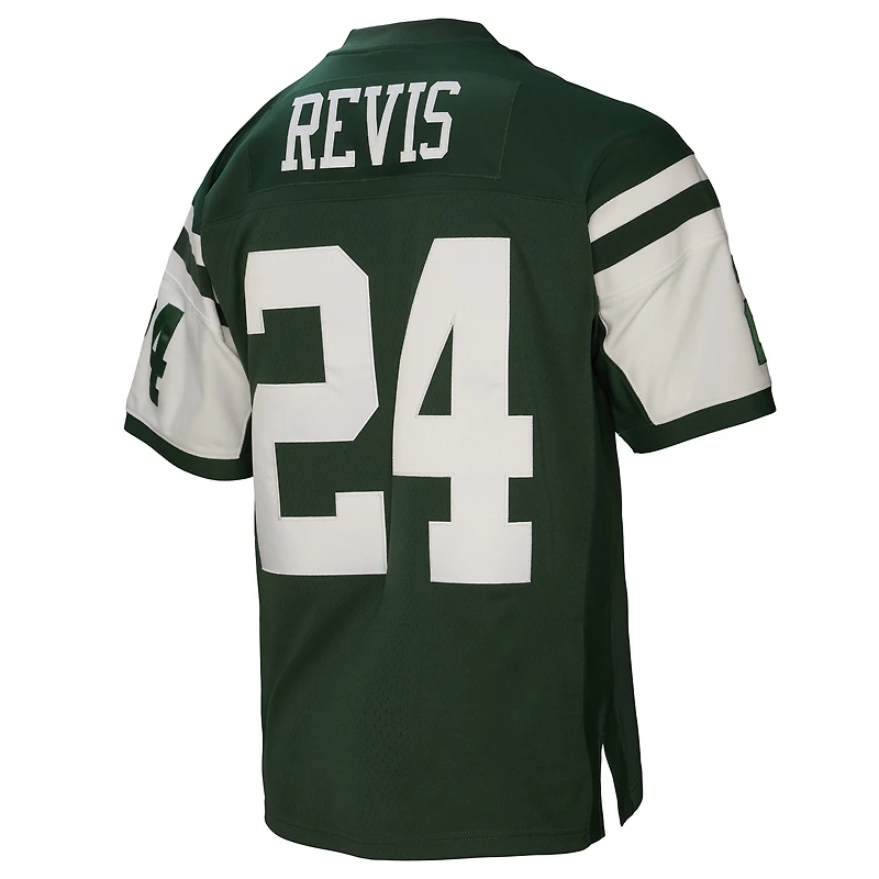 Maillot réplique Mitchell & Ness Darrelle Revis vert New York Jets Legacy pour hommes